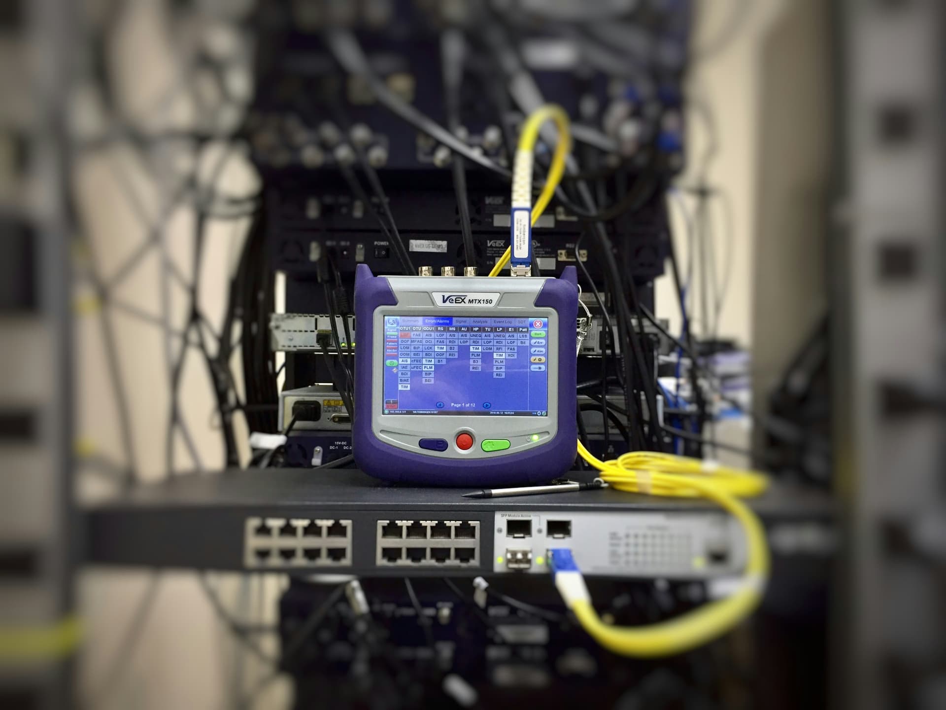 Netzwerkmesstechnik im Rack